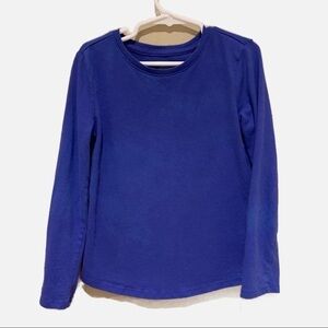 Wonder Nation Long Sleeve Blue Tee Shirt Blouse. Size 6-6X